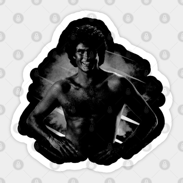 Gift For Boys And Girls Hasselhoff Funny Singer Sticker by Angel Shopworks